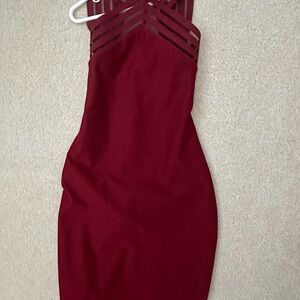 Missguided Red Sleeveless Dress